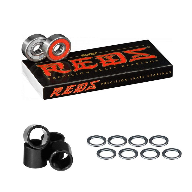 [Australia - AusPower] - Bones Bearings Reds Bearings (8 pack W/Spacers and Washers) 
