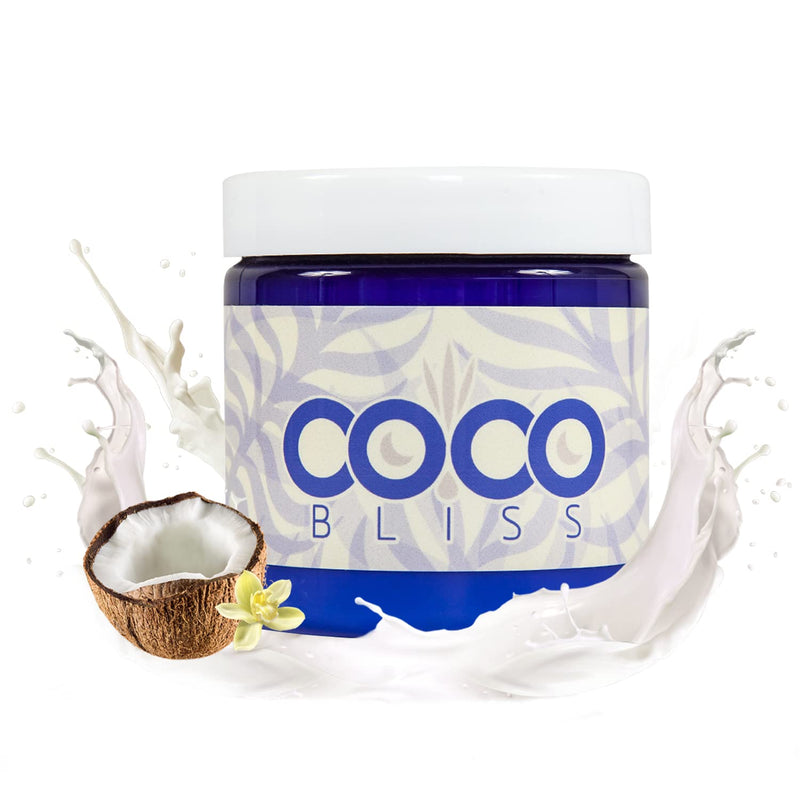 [Australia - AusPower] - Coco Bliss Natural Coconut Oil Lubricant, Intimate Moisturizer, Lube for Him and Her, Personal Massage Oil, Silky Smooth Moisturizer with Vanilla Extract and Almond Oil, 4 / 8 Fl Oz 4 Fl Oz (Pack of 1) 