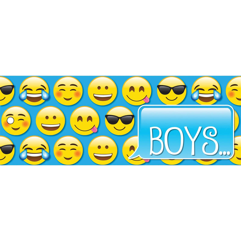 [Australia - AusPower] - Ashley Productions ASH10633 Boys Pass, Laminated, 3.5" x 9", Emojis 