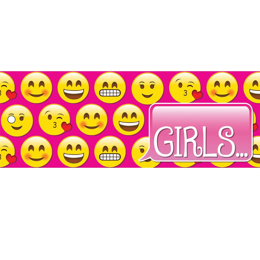 [Australia - AusPower] - Ashley Productions ASH10632 Girls Pass, Laminated, 3.5" x 9", Emojis 
