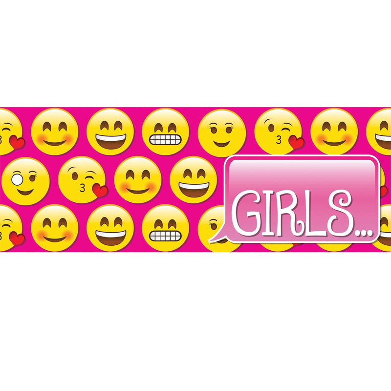 [Australia - AusPower] - Ashley Productions ASH10632 Girls Pass, Laminated, 3.5" x 9", Emojis 