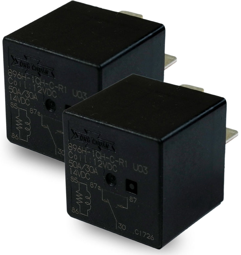 [Australia - AusPower] - Song Chuan 896H-1CH-C-R1-U03, 12VDC SPDT 50A 12V Socket Terminal Flux Tight Automotive Relay 