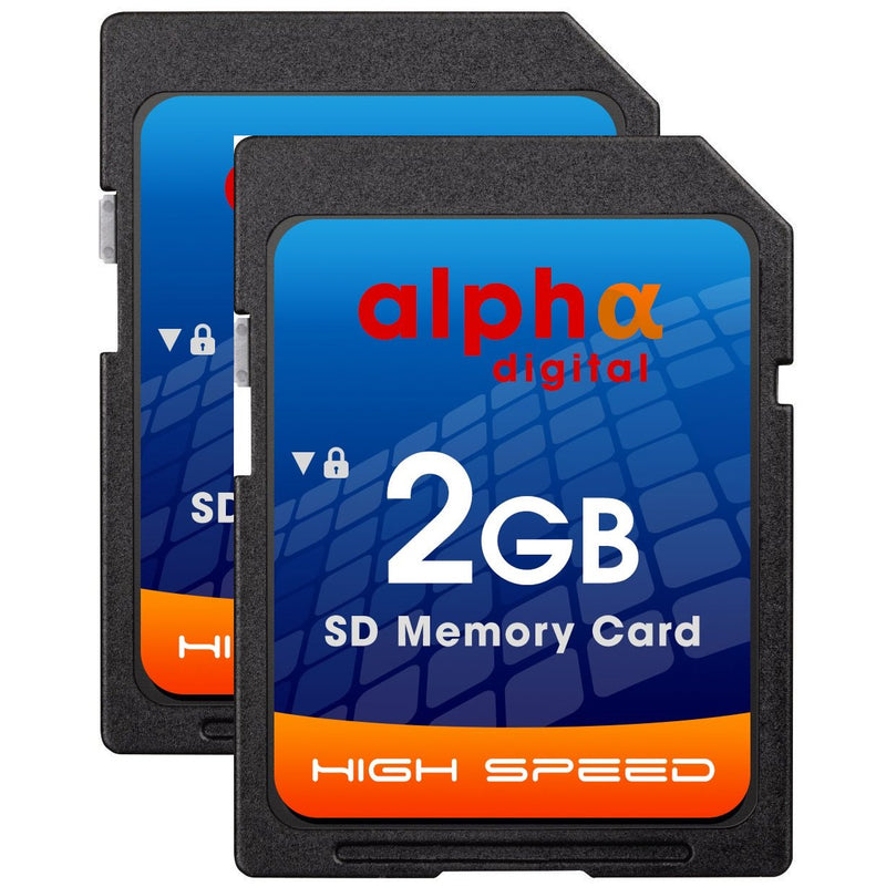[Australia - AusPower] - Nikon D50 D40 D40X D3300 Digital Camera Memory Card 2x 2GB Secure Digital (SD) Memory Card (1 Twin Pack) 