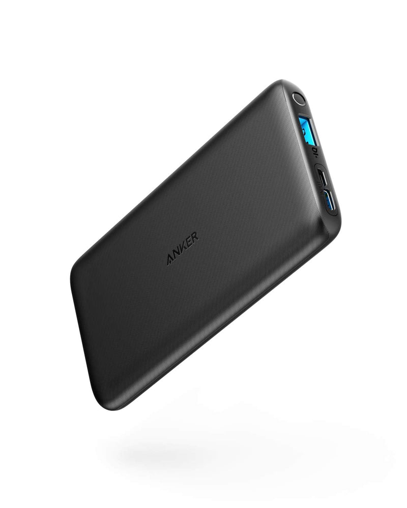 [Australia - AusPower] - Anker PowerCore Lite 10000mAh, USB-C Input (Only), High Capacity Portable Charger, Slim and Light External Battery for iPhone, Samsung Galaxy, and More Black 