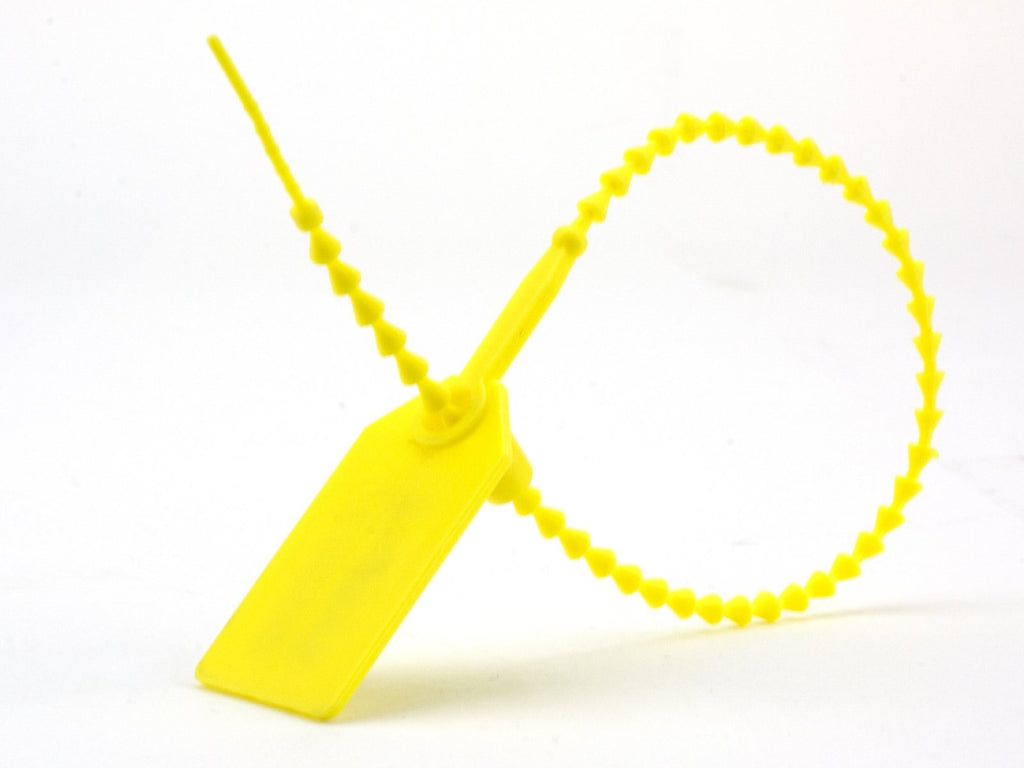 [Australia - AusPower] - Yellow Tamper Seals, Zip Ties for Fire Extinguishers and Fire Safety 1 