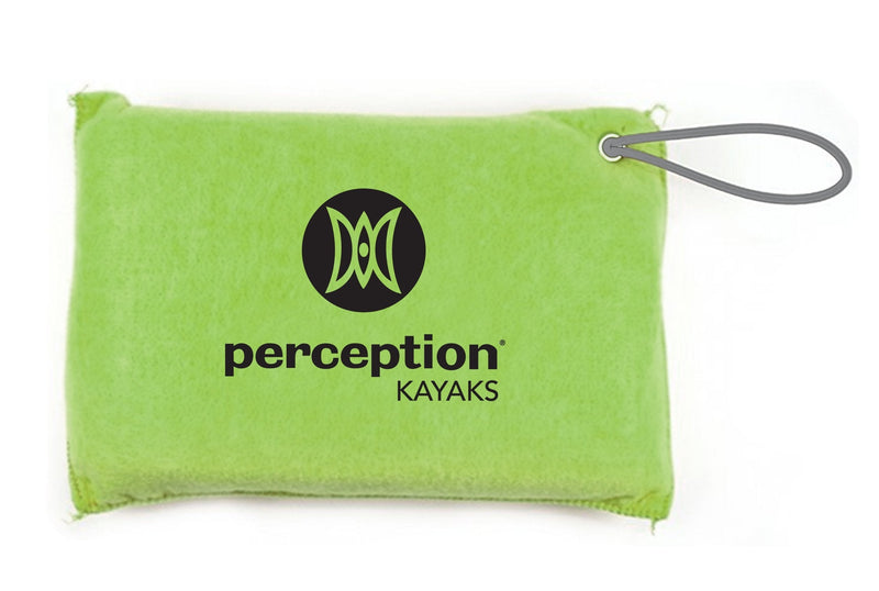 [Australia - AusPower] - Perception Kayak Sponge | Kayaking Water Absorbing Sponge | Absorbs up to 1 Liter, Yellow, One Size 