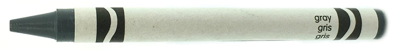 [Australia - AusPower] - 50 Gray Crayons Bulk - Single Color Crayon Refill - Regular Size 5/16" x 3-5/8" 