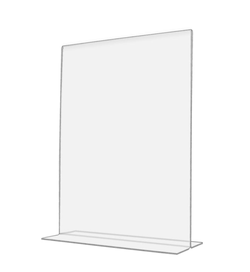 [Australia - AusPower] - deflecto 69201 Classic Image Stand Up Double Sided Sign Holder Plastic 8 1/2 wide x11 high Insert Clear 8 1/2" x 11" Lot of 1 