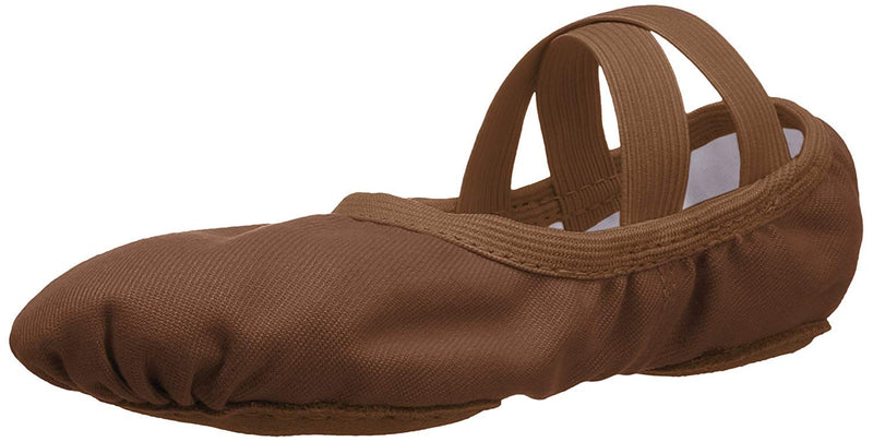 [Australia - AusPower] - Bloch Dance Women's Performa Stretch Canvas Split Sole Ballet Shoe/Slipper 1 Little Kid Cocoa 