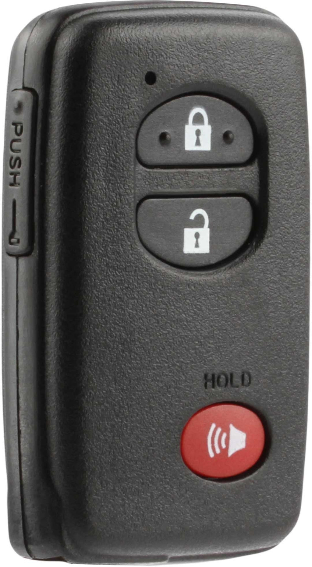 [Australia - AusPower] - Smart Key Fob Keyless Entry Remote Shell Case & Pad fits Toyota Highlander Prius Rav4 Venza (HYQ14AAB, HYQ12ACX, HYQ14AEM) t-blk-3b-smrt-case 