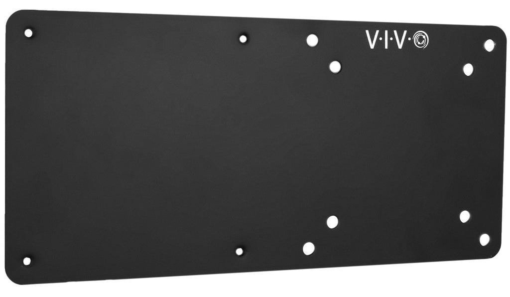 [Australia - AusPower] - VIVO Steel Arm Bracket Holder for Intel NUC, Back of Monitor VESA Metal Plate Mount Extension, Black, MOUNT-VESA01 