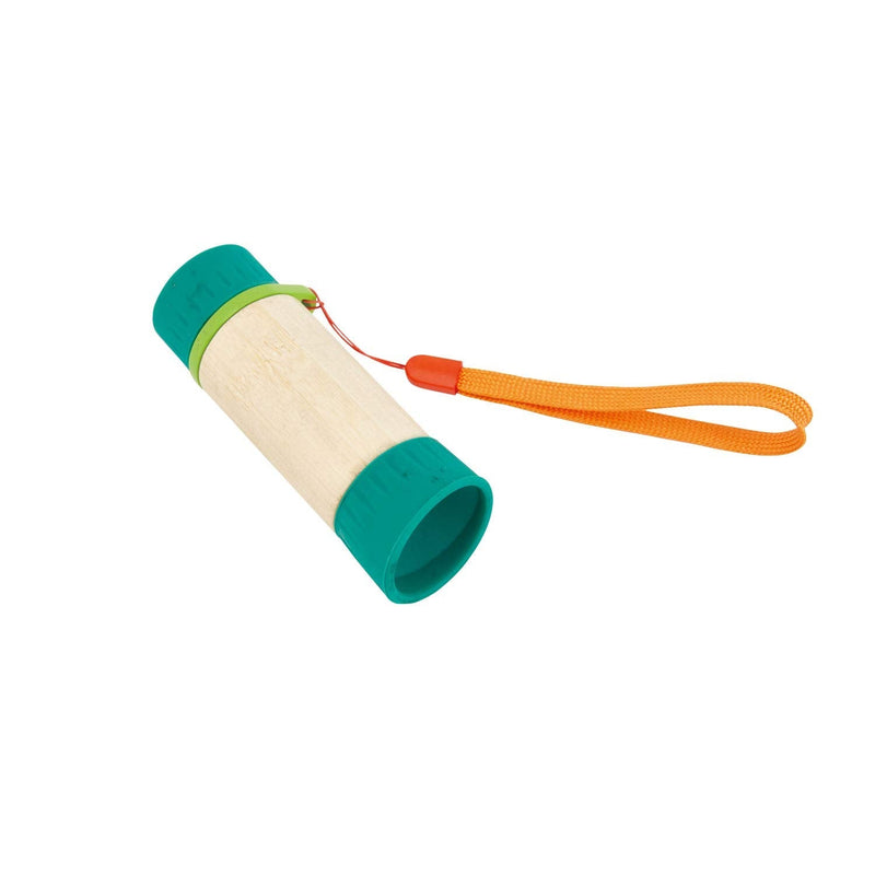 [Australia - AusPower] - Hape Adjustable Telescope| Bamboo Spy Gear for Kids with 8X Magnification, Green 