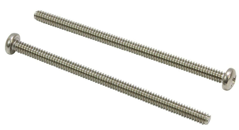 [Australia - AusPower] - #6-32 X 2-1/2" Stainless Pan Head Phillips Machine Screw (50 pc) 18-8 (304) Stainless Steel Screws by Bolt Dropper #6-32 x 2-1/2" 