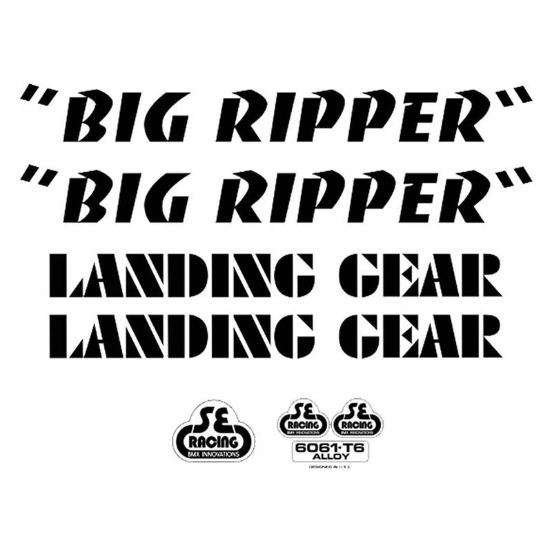 [Australia - AusPower] - SE Bikes Big Ripper Decal Set 