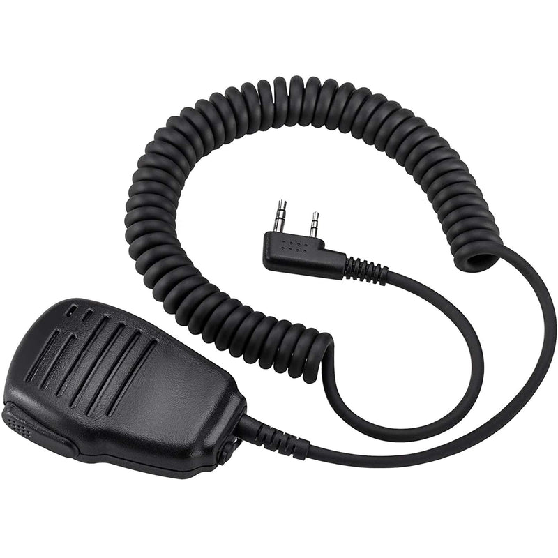[Australia - AusPower] - SAMCOM Two Way Radio Speaker Mic Walkie Talkie Handheld Hand Mic, 2 Pin K Type Remote Plam Shoulder Microphone for SAMCPM FPCN10A/30A/FWCN30A, 1 Pack 