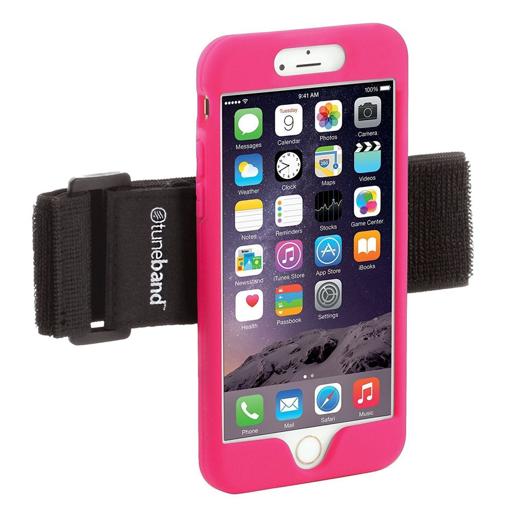 [Australia - AusPower] - TuneBand LITE for iPhone 8 Plus Premium Sports Armband with Silicone Skin and Armband (Pink) PINK 