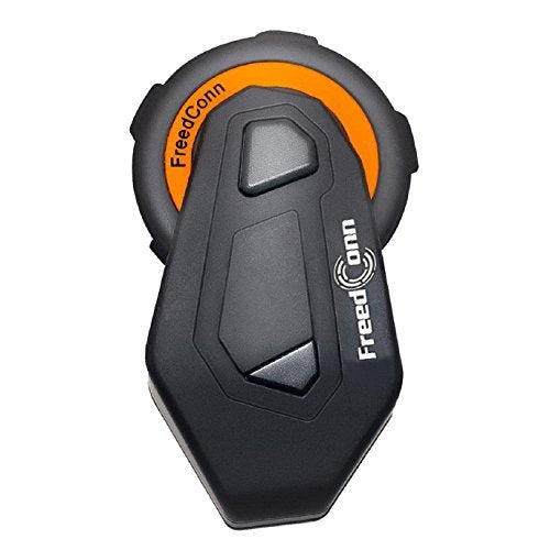 [Australia - AusPower] - Motorcycle Helmet Intercom Communication Systems Bluetooth 4.1 Headsets, Full Duplex 6 Riders Group Helmet Intercom, Range 1000m, IPX65 Waterproof, Voice Prompt, Stereo Music, FM Radio, GPS (1 Pack) Single Pack 
