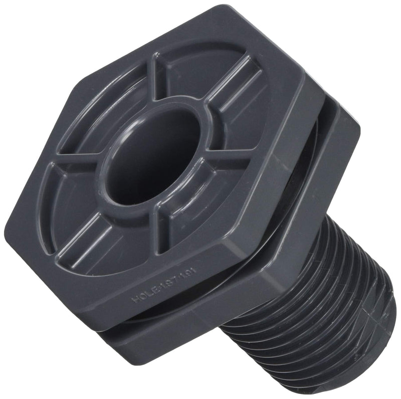 [Australia - AusPower] - Hayward BFA1010CEL Series BFA Large Flange Bulkhead Fitting, Socket x Threaded End, PVC with EPDM Seals, 1" Size 1 Inch Large Flange, Socket x Threaded End 