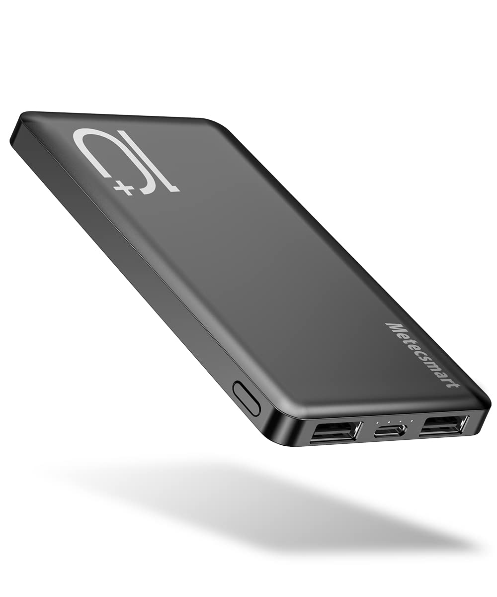 [Australia - AusPower] - TG90 Power Bank 10000mAh Portable Battery Charger for Cell Phones External Battery Power Packs, Ultra Slim Portable Phone Charger Compatible with iPhone Android Phone and Heated Vest 