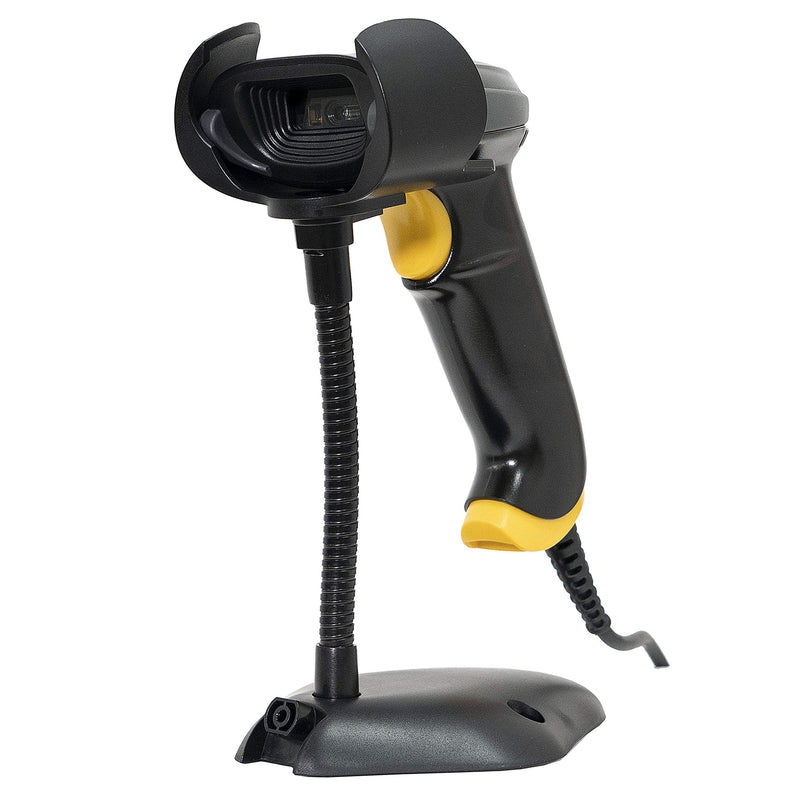 [Australia - AusPower] - TEEMI 2D Barcode Scanner USB Wired Handheld Automatic QR Data Matrix PDF417 bar Codes Imager for Mobile Payment Computer Screen Scan (Stand Included) Stand Included 