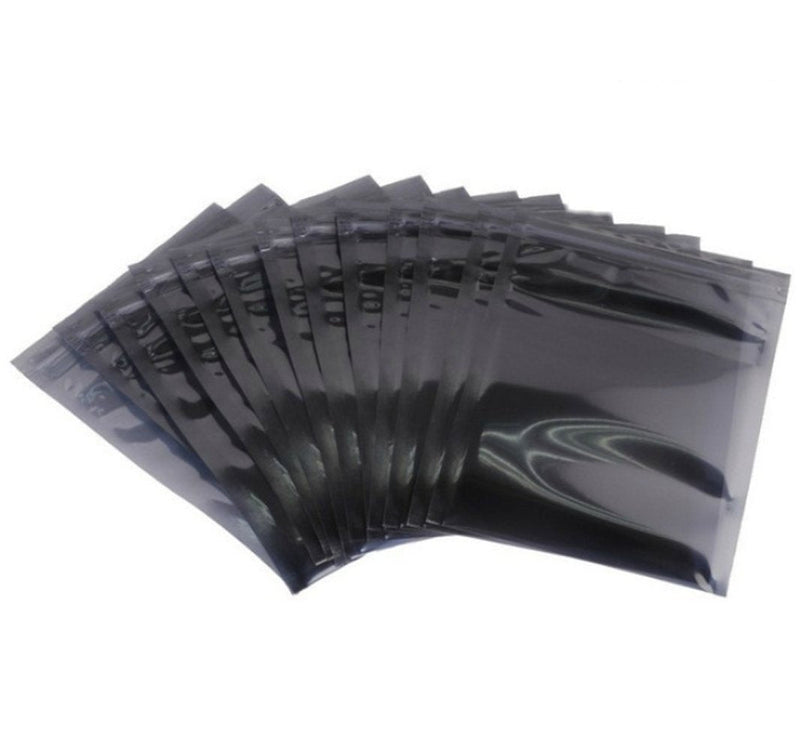 [Australia - AusPower] - 50Pcs Resealable Antistatic Bags Pouches Ziplock Anti Static Bag for SSD HDD and Electronic Device (15x20cm/5.9x7.9inches) 