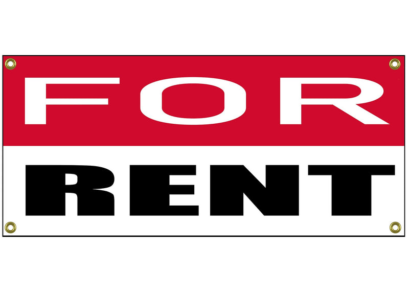 [Australia - AusPower] - For Rent Banner Retail Store Shop Business Sign 36" By 15" Home Residential Commercial 