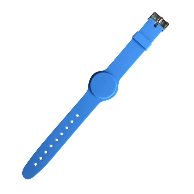 [Australia - AusPower] - RFID Bracelet 13.56MHZ M1 1K chip,Adjustable Size Waterproof use for Swimming Pool (Pack of 5) (Blue) Blue 
