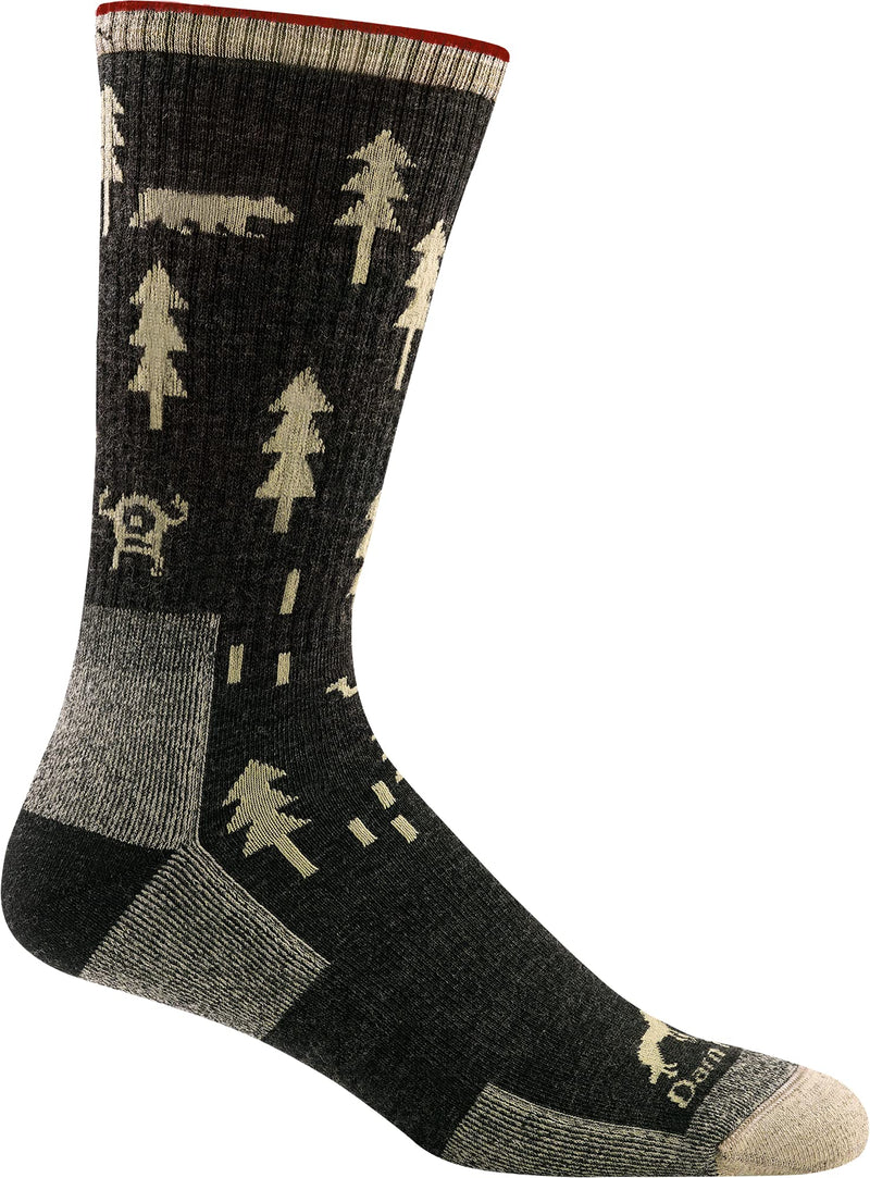 [Australia - AusPower] - DARN TOUGH (1964) ABC Boot Midweight with Cushion Men's Sock Large Black 