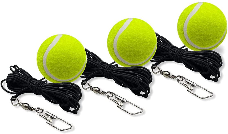 [Australia - AusPower] - TaktZeit String Ball Spare Balls for Tennis Trainer Tennis Balls for Rebound Baseboard Self Tennis Training Tool Ball Back Training Gear Basic 3Pcs 