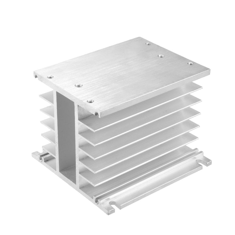 [Australia - AusPower] - uxcell Aluminum Heat Sink SSR Dissipation for Three Phase Solid State Relay 10A-100A 