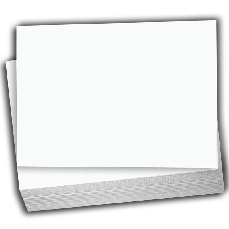 [Australia - AusPower] - Hamilco White Cardstock Thick Paper - Blank Index Flash Note & Post Cards - Greeting Invitations Stationery 5 X 7" Heavy Weight 80 lb Card Stock for Printer - 100 Pack 