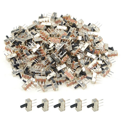 [Australia - AusPower] - WMYCONGCONG 150 PCS 3 Pin 2 Position 1P2T SPDT Vertical Micro Slide Switch 0.5A 50V DC 