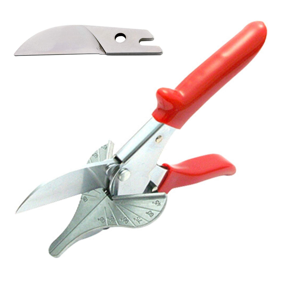 [Australia - AusPower] - Multi Angle Miter Shear Cutter, 45 Degree To 120 Degree (Handle Color - Vary), Including Spare Blade. 