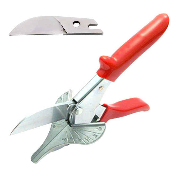[Australia - AusPower] - Multi Angle Miter Shear Cutter, 45 Degree To 120 Degree (Handle Color - Vary), Including Spare Blade. 