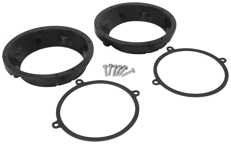 [Australia - AusPower] - Scosche 1996 to 2013 Harley Davidson Fairing models 6.5” - 6.75" Speaker Adapter (1 Pair) SAHD675B 1996 – 2013 Fairing Speaker Adapter 