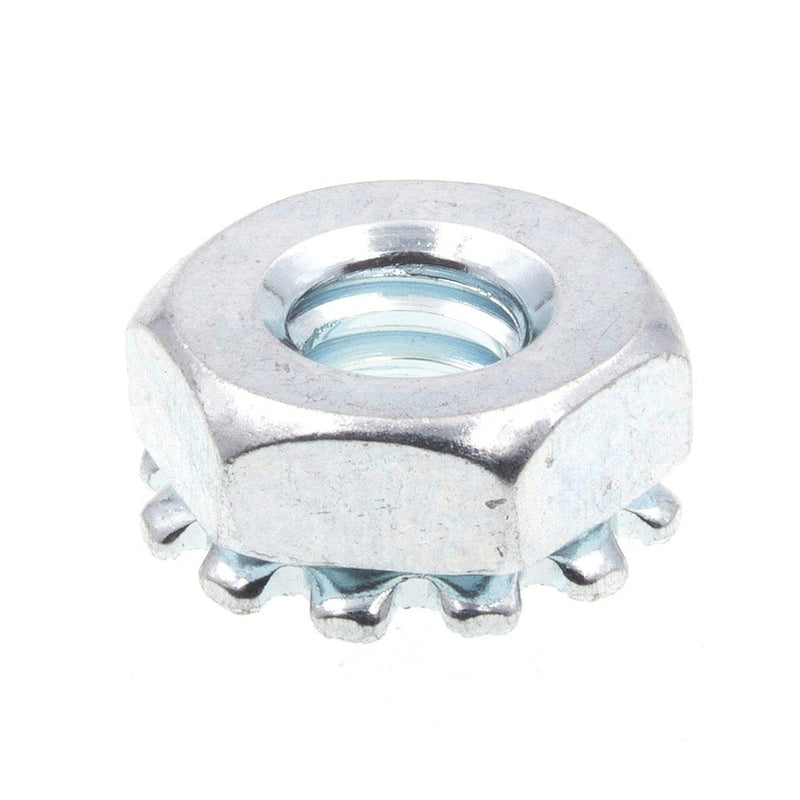 [Australia - AusPower] - Prime-Line 9118823 K-Lock Nuts With External Tooth Washer, #10-24, Zinc Plated Steel, (50-pack) 