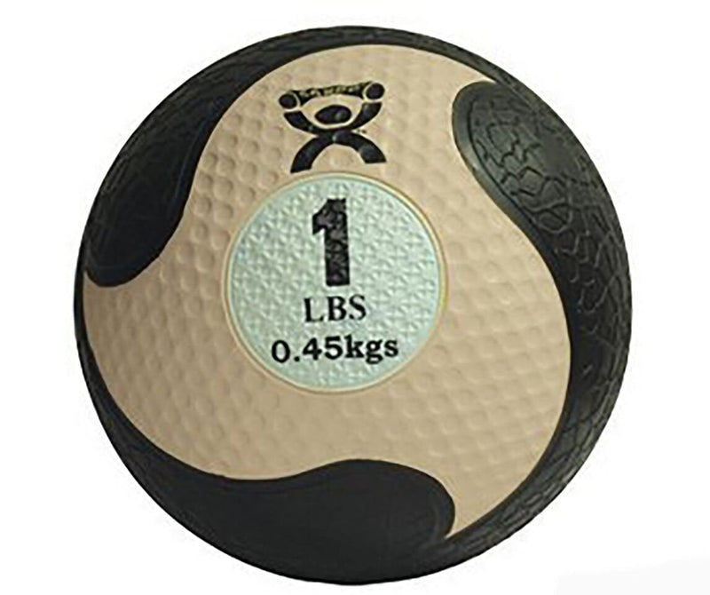 [Australia - AusPower] - CanDo Rubber Medicine Balls, 1 lb, Tan 