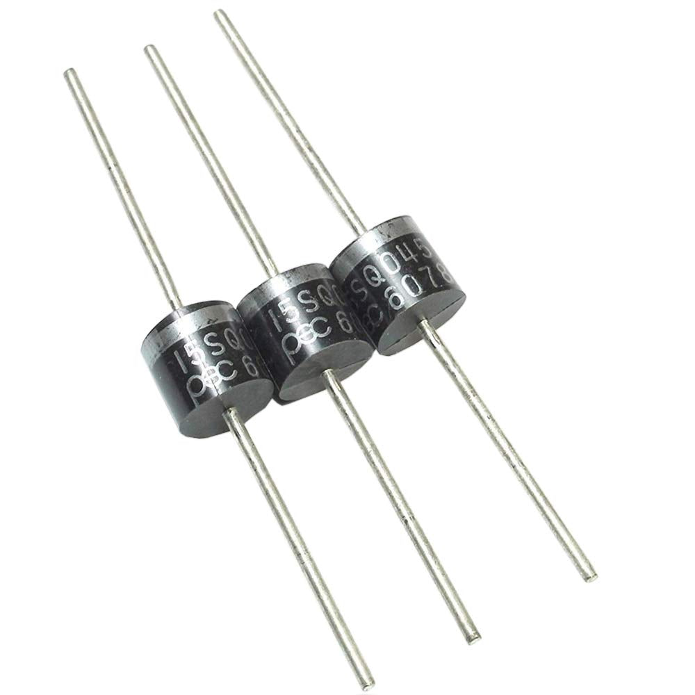 [Australia - AusPower] - Poilee 15amp Diode Axial Schottky Blocking Diodes for Solar Cells Panel,15SQ045 Schottky Diodes 15A 45V (Pack of 10pcs) 
