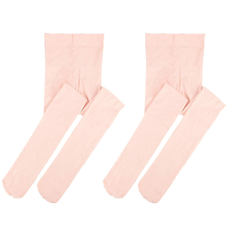 [Australia - AusPower] - Stelle Girls Ballet Dance Students School Footed Tight (Toddler/Little Kid/Big Kid) 2-pack-ballet Pink 2-4T 
