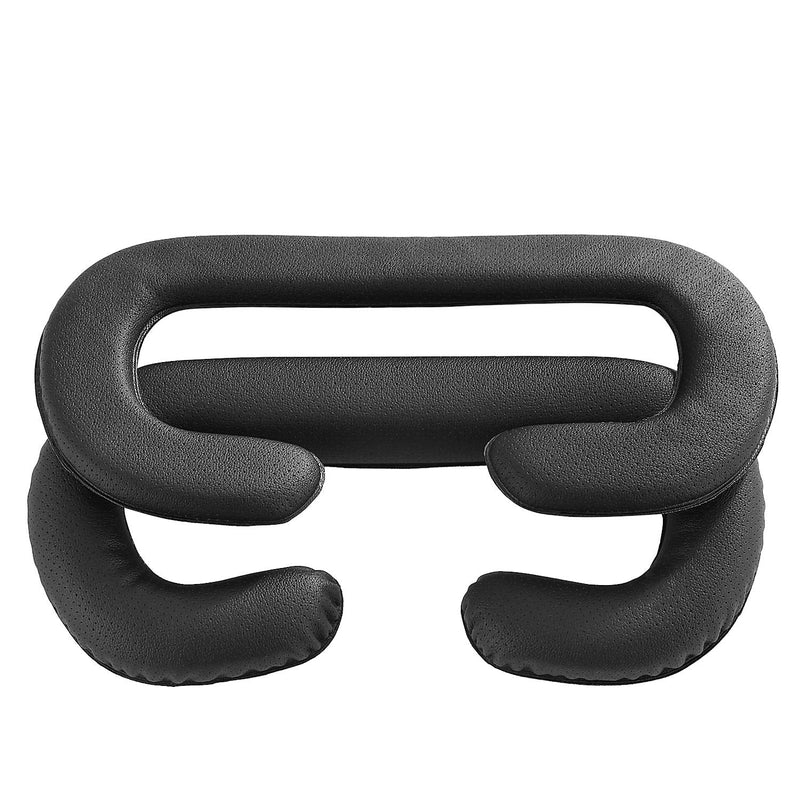 [Australia - AusPower] - Vive VR Face Cover, JARMOR Replacement Eye Mask Pad with Memory Foam & PU Leather [Better FOV] [2 Pack, 6MM & 18MM] for HTC Vive VR - Black 
