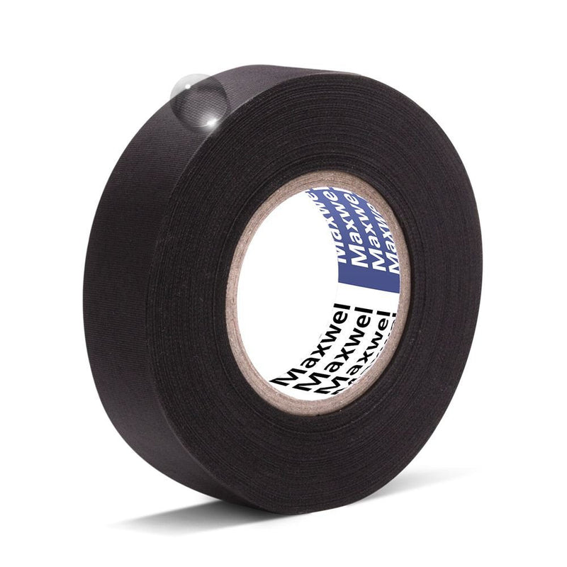 [Australia - AusPower] - Automotive Wiring Harness Cloth Tape - Maxwel VERSAF51217 Chemical Fiber Cloth High Temp Wire Harness Wrapping Tape for Auto Electrical Wrap, Protection, Insulation 19MM × 25M Pack of 1 Piece 