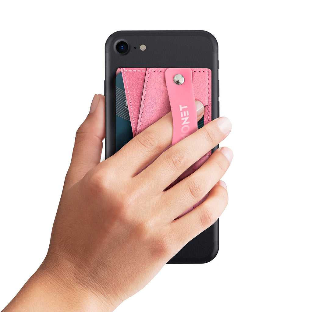 [Australia - AusPower] - Monet Ultra Grip 3-in-1 Smart Phone Wallet | Card Holder | Kickstand | Light Pink 
