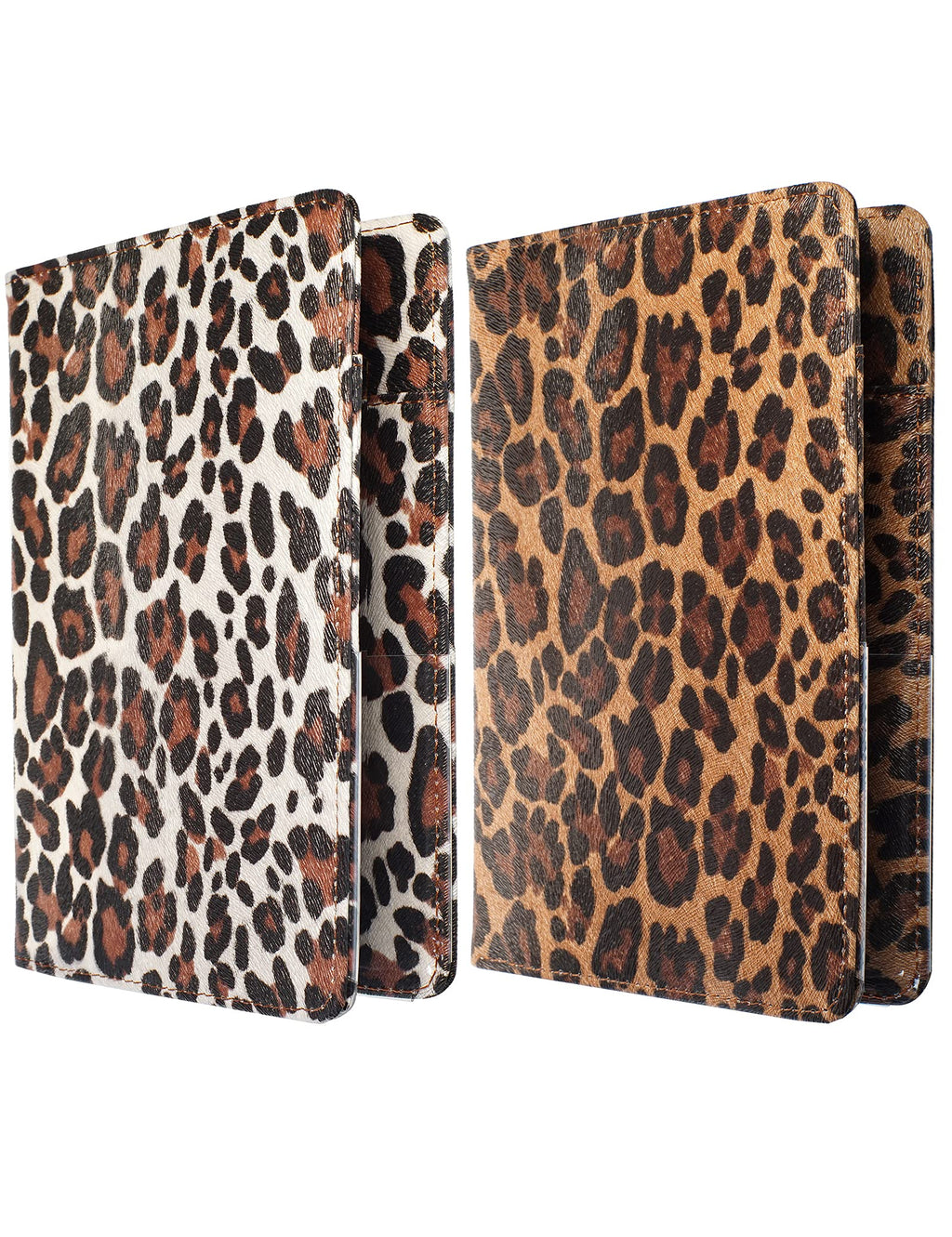 [Australia - AusPower] - Mymazn Server Books for Waitress (2021 Edition), 2 Pack Waiter Serving Book Server Wallet, Cute Guest Check Book&Waitstaff Organizer with Money Pocket Fit Server Apron (Leopard) 