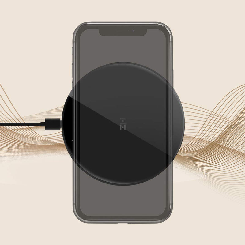 [Australia - AusPower] - [Charging Pad Only - Wall Adapter/Power Brick NOT Included] ZMI LevPower X Qi-Certified 7.5W Wireless Charger for iPhone 8, 8 Plus, X, XS, XS Max, XR, 10W Charging for Samsung Galaxy S9, S9+, S8, S8+ 