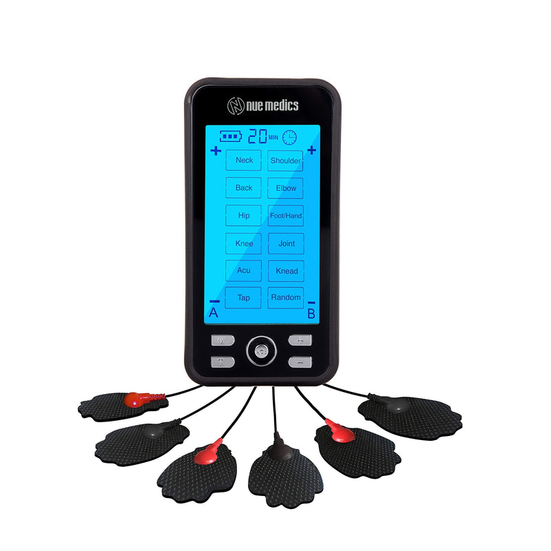 [Australia - AusPower] - Tens Unit Muscle Stimulator Rechargeable Tens EMS Device Machine with Constant Mode Electronic Pulse Massager for Pain Relief [Newest Model] with Snap On Case 