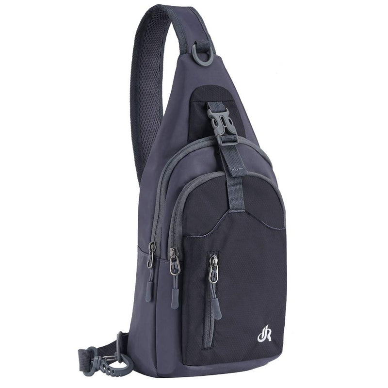 [Australia - AusPower] - Y&R Direct 14 Colors Lightweight Sling Backpack Sling Bag Travel Hiking Small Backpack for Women Men Kids Gifts Black 