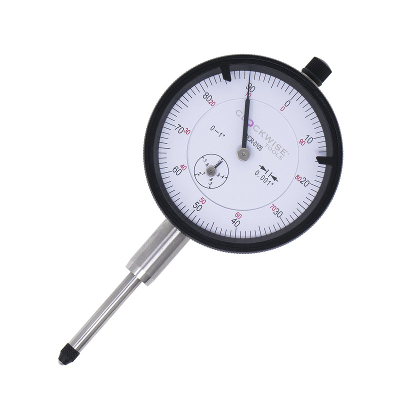 [Australia - AusPower] - Clockwise Tools DICR-0105 Dial Indicator Gage Gauge 0-1 inch Measuring Tool … 0-1" DICR-0105 