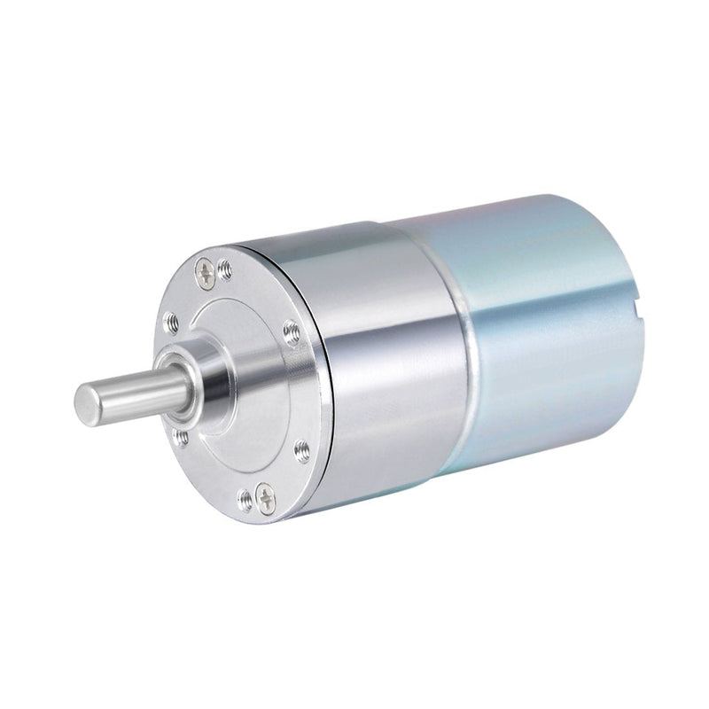 [Australia - AusPower] - uxcell 24V DC 800 RPM Gear Motor High Torque Electric Reduction Gearbox Eccentric Output Shaft 