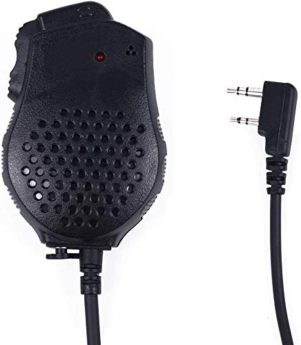 [Australia - AusPower] - Baofeng UV-82 Dual PTT Microphone Speaker Mic for Baofeng UV-82 UV-82L UV-8D UV-89 UV-82HX UV-82HP GT-5TP Walkie Talkie Portable Radio UV-82_M 