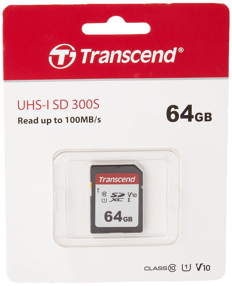 [Australia - AusPower] - Transcend 64GB SDXC/SDHC 300S Memory Card TS64GSDC300S 